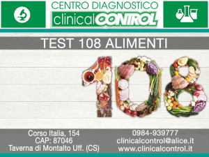 Intolleranze alimentari, Test 108 alimenti: l'elenco completo